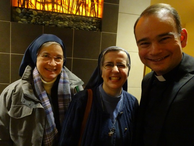 At a recent meeting with Father Roderick. (With me is Sr. Anne Flanagan aka @Nunblogger)